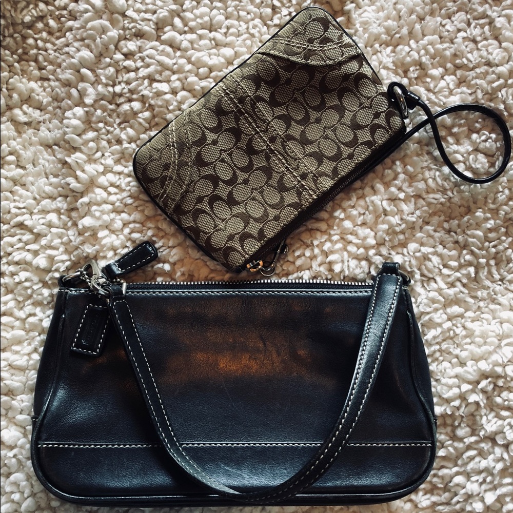 Coach Handbag & Wristlet